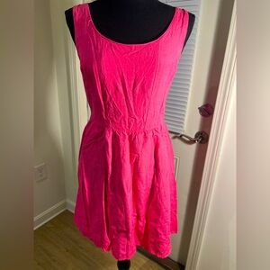 Hot pink summer dress. Size M